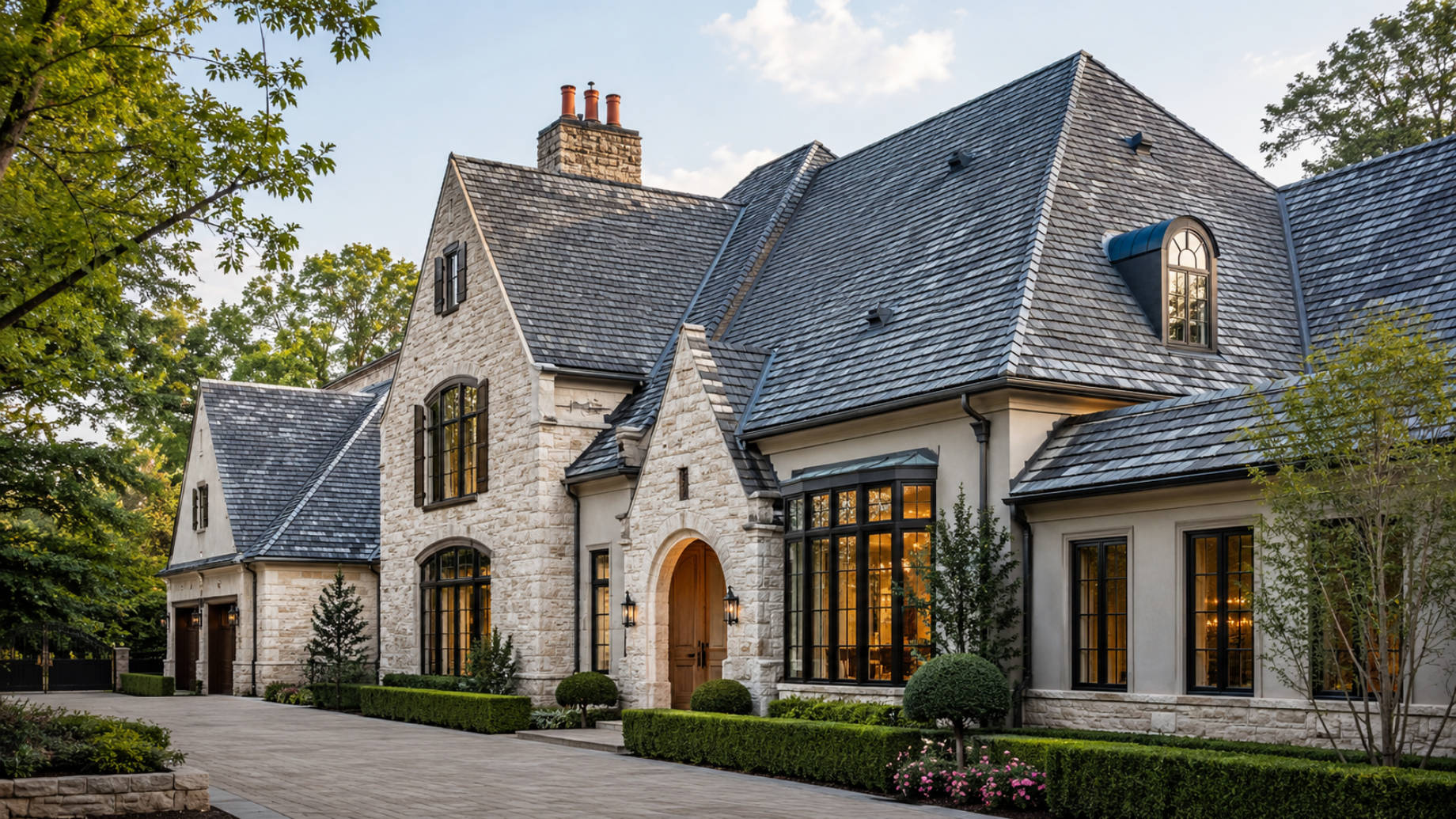 Luxury Residential — Slate Roof Inspection